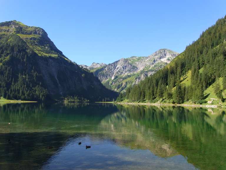 Vilsalpsee Westufer Oberjoch, Oberallgäu Radtouren