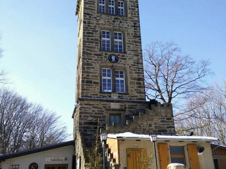 König-Johann-Turm and Valtenbergbaude on Valtenberg – Hiking & Cycling ...