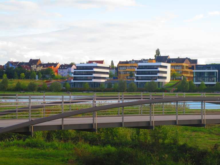 Phönixsee Südufer mit Promenade Ruhrgebiet, Nordrhein