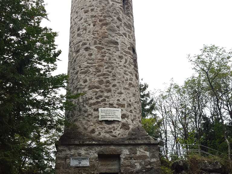 Sternstein mit Sternsteinwarte Wanderungen und Rundwege komoot