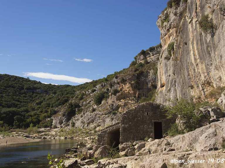 Les du Gardon La Baume SaintVérédème boucle au départ de