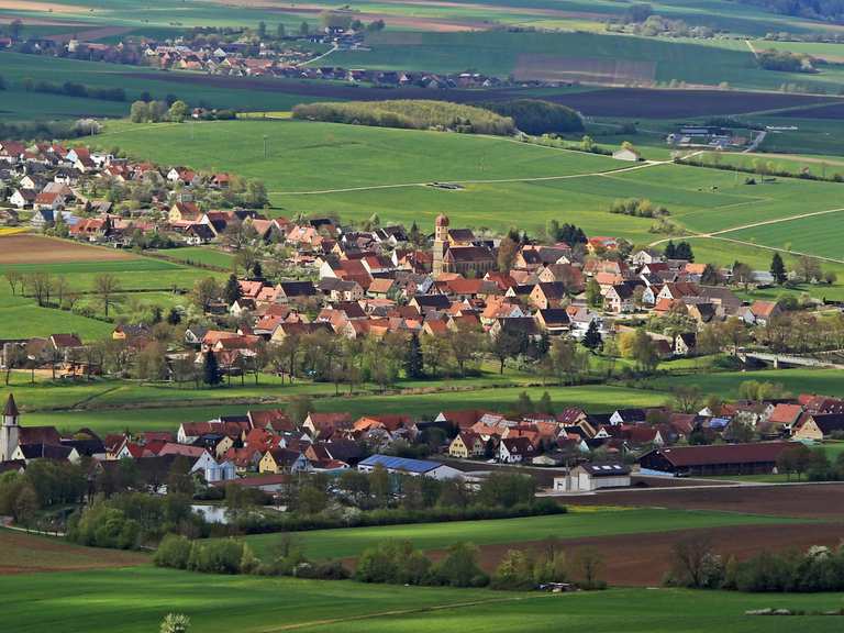 Hesselberg Rennradfahren und Rennradtouren komoot