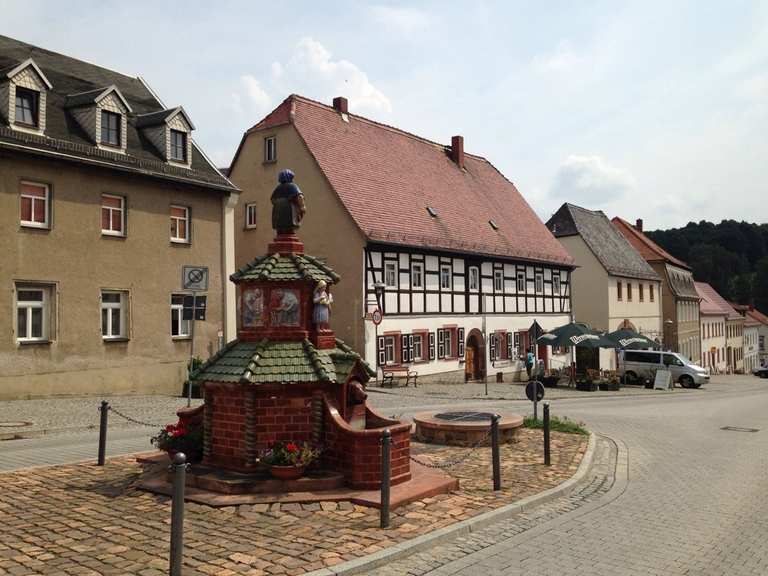 Töpferbrunnen KohrenSahlis Wanderungen und Rundwege komoot