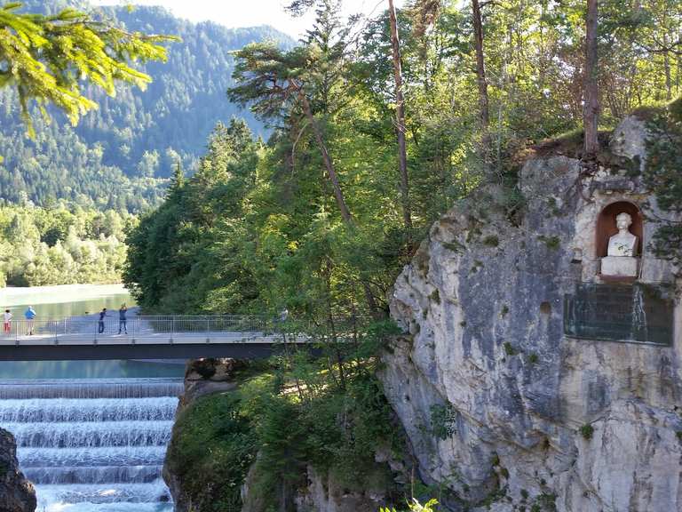 Komoot-Vorschau: Lech Falls and the Bust of King Maximilian II – Hiking & Cycling Routes | Komoot