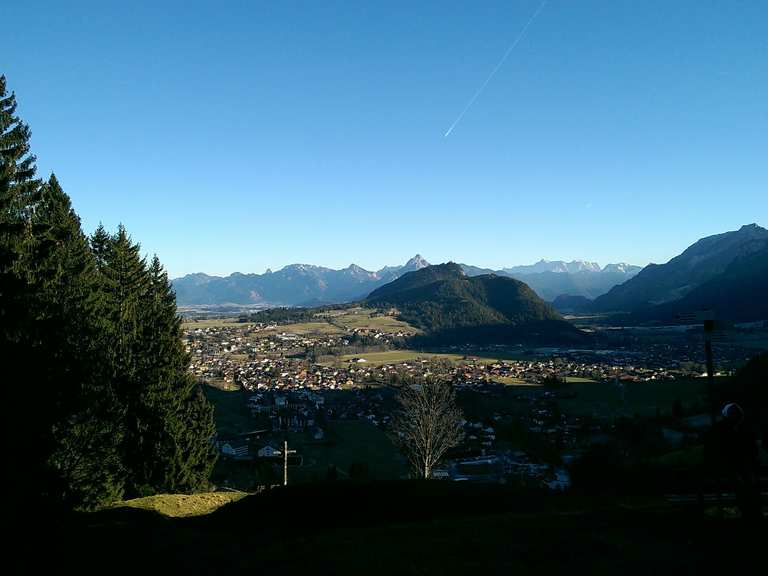 Ausblick Auf Pfronten Panorama Runde Von Ried West Wanderung Komoot
