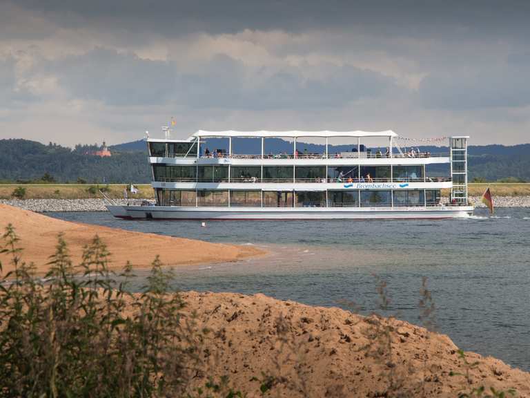 Großer Brombachsee Strandabschnitt in Allmannsdorf