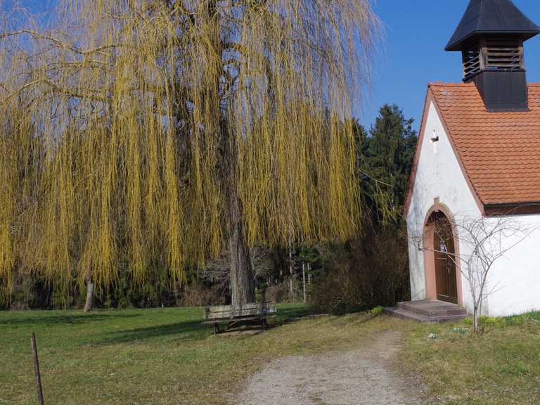 Josefskapelle auf dem Priorberg Wanderungen und Rundwege komoot