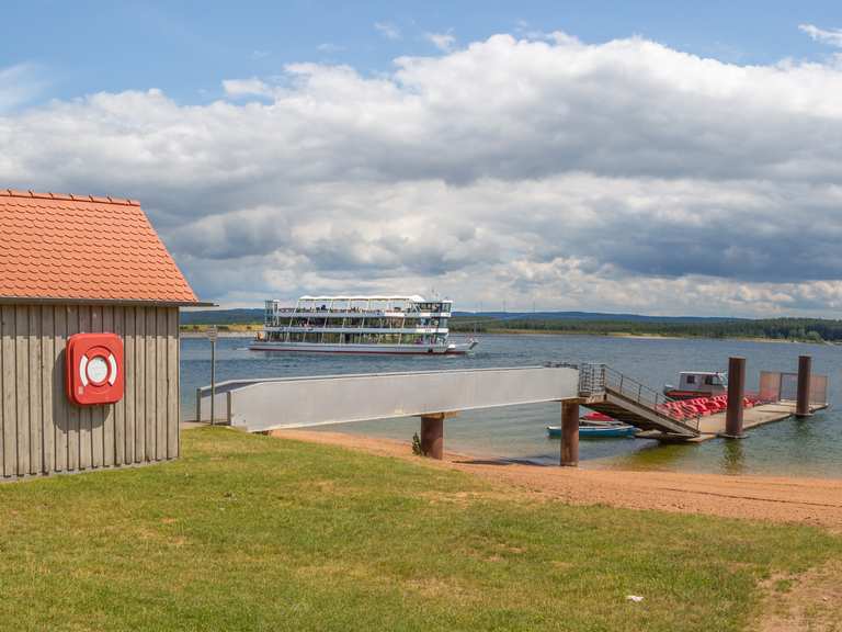 Großer Brombachsee Strandabschnitt in Allmannsdorf