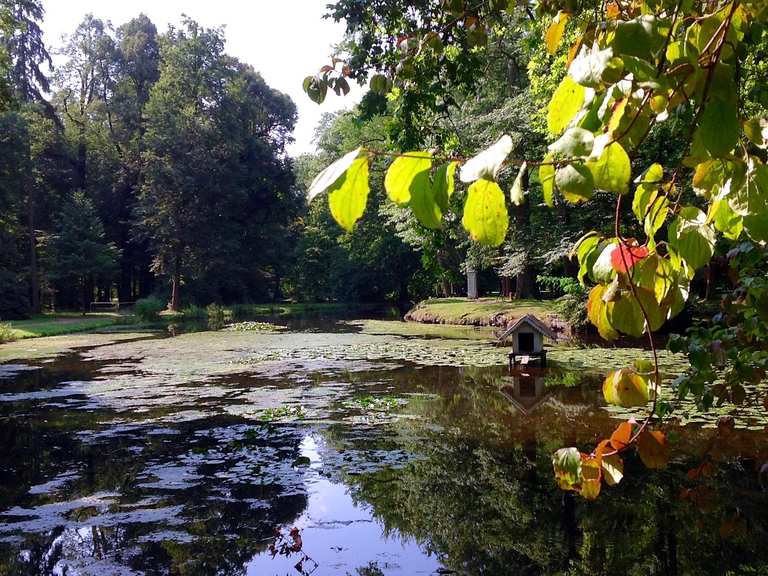 Englischer Garten mit Pavillon (Schloss Pillnitz) Routes for Walking ...