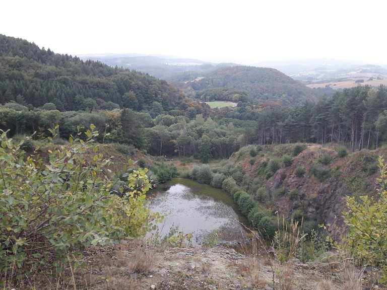 Herborn Altstadt Steinbruch Amdorf Runde von Herborn (Dillkr