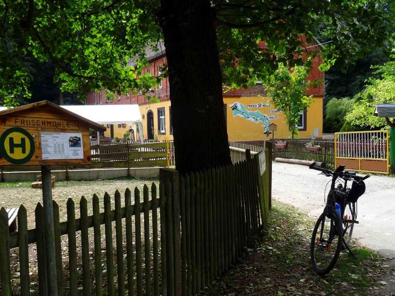 Mühltal bei Eisenberg Tautenhain, SaaleHolzlandKreis RadtourenAbschnitt Komoot