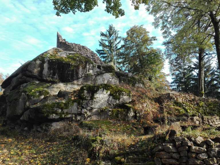 Burgstall Haselstein MountainbikeTouren und Trails komoot