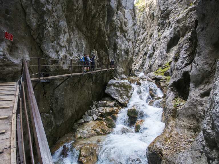 Hollentalklamm Grainau Garmisch Partenkirchen Wanderweg Komoot