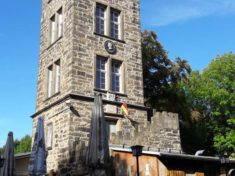 König-Johann-Turm und Bergbaude auf dem Valtenberg – Wander ...