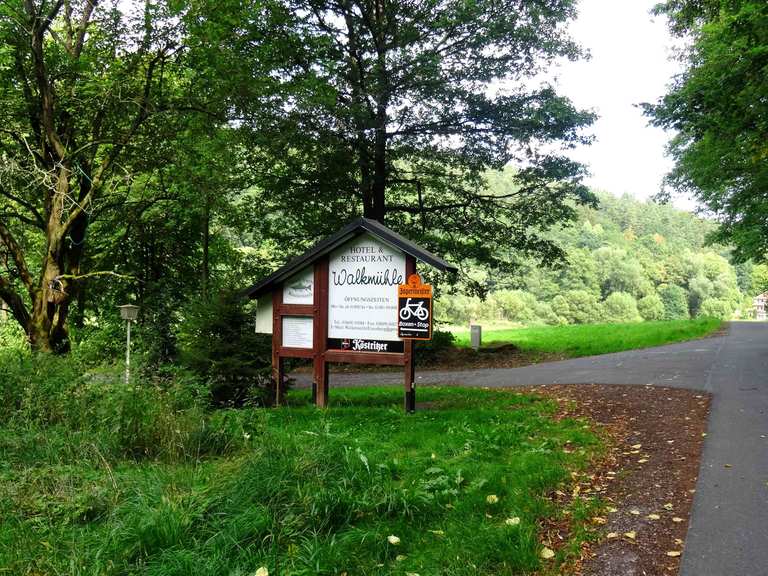 Mühltal bei Eisenberg Tautenhain, SaaleHolzlandKreis RadtourenAbschnitt Komoot
