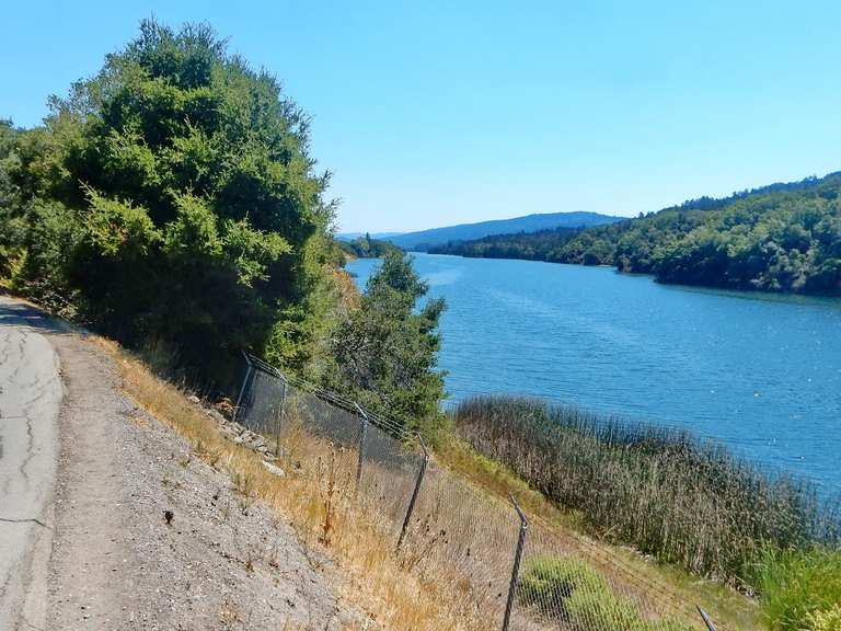 Lower Crystal Springs Reservoir Road Cycle Routes and Map Komoot