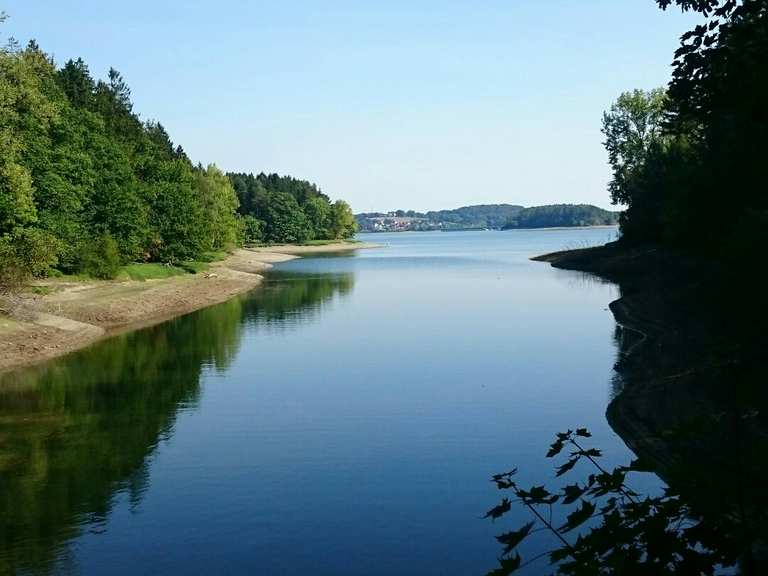 Möhnesee Südufer Möhnesee Runde von Völlinghausen Fahrradtour Komoot
