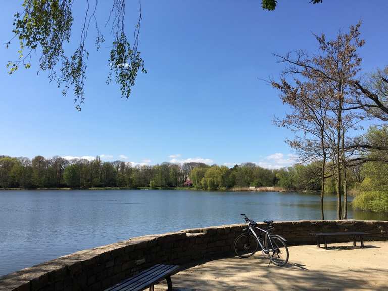 Neue Muldenbrücke Stausee Glauchau Runde von Cainsdorf Fahrradtour