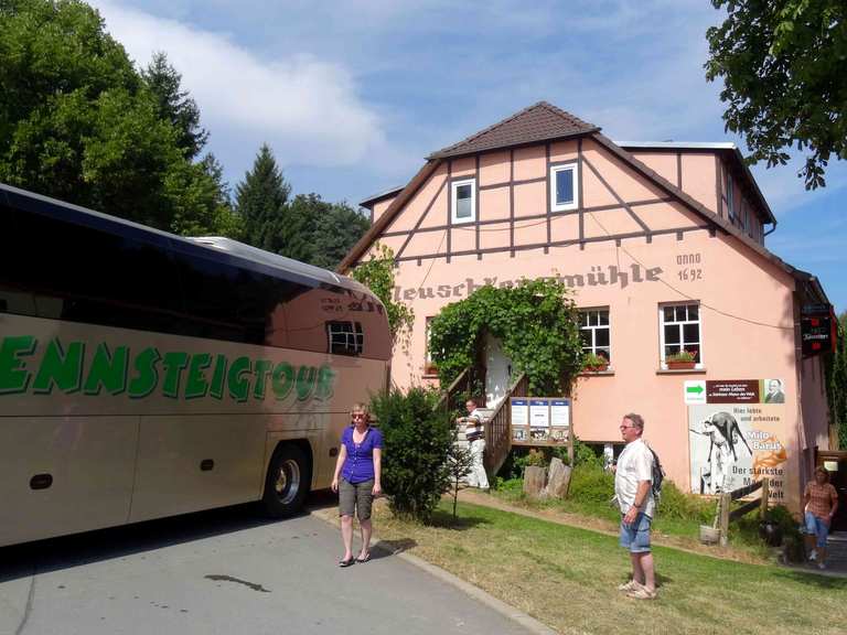 Mühltal bei Eisenberg Tautenhain, SaaleHolzlandKreis RadtourenAbschnitt Komoot