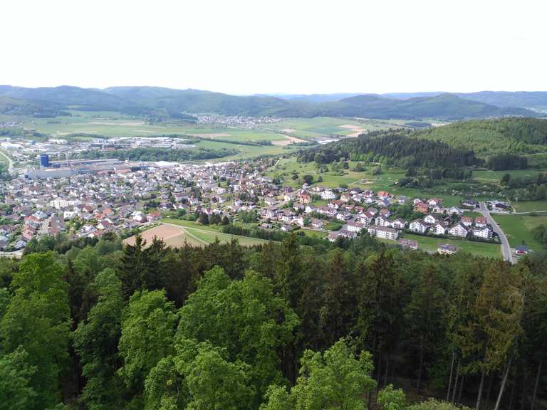 Jubiläumsaussichtsturm Breidenbach MountainbikeTouren und Trails