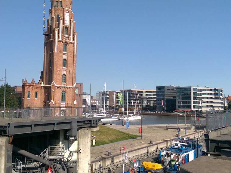 Bremerhaven – Stadtviertel Havenwelten Cycle Routes and Map | Komoot