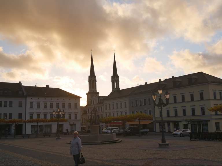 Marktplatz Oelsnitz MountainbikeTouren und Trails komoot