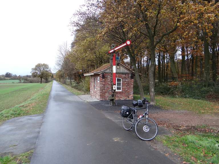 eBike Radtour Rheine über Bahntrasse RheineCoesfeld nach