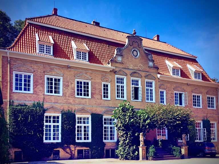 Leer Ostfriesland An Der Ems Schloss Evenburg Runde Von