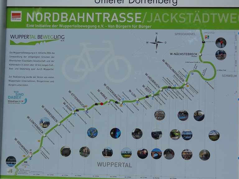 Nordbahntrasse Wuppertal-Vohwinkel : Radtouren und Radwege | komoot