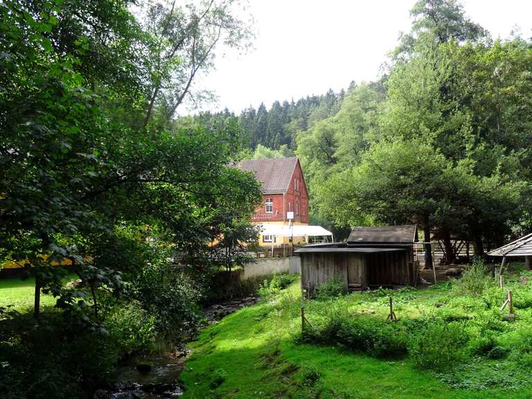 Mühltal bei Eisenberg Tautenhain, SaaleHolzlandKreis RadtourenAbschnitt Komoot