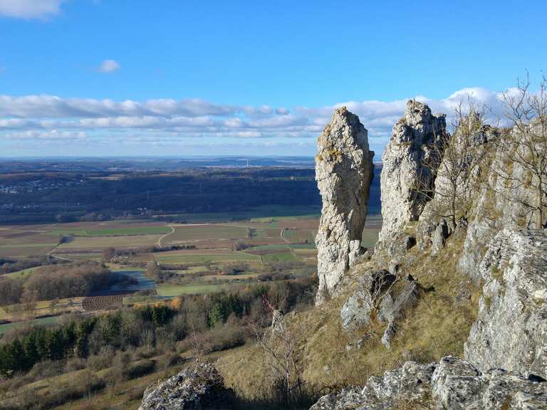 Walberla Wiesentalblick Wanderungen und Rundwege komoot