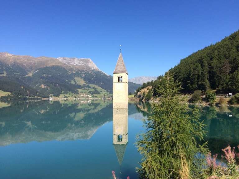 Reschensee MountainbikeTouren und Trails komoot