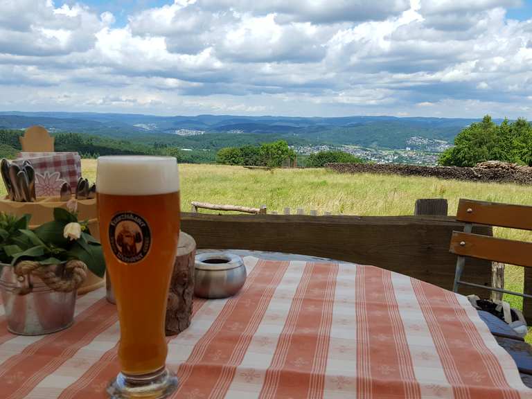 Berghütte Dillblick MountainbikeTouren und Trails komoot