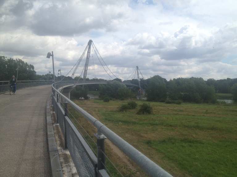 Elbauenpark Fahrrad Fahren