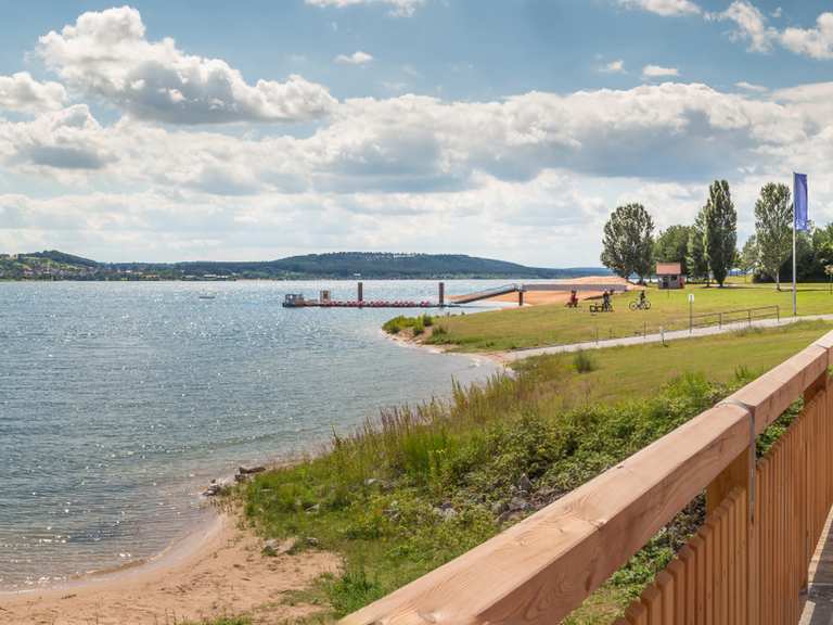 Großer Brombachsee Strandabschnitt in Allmannsdorf