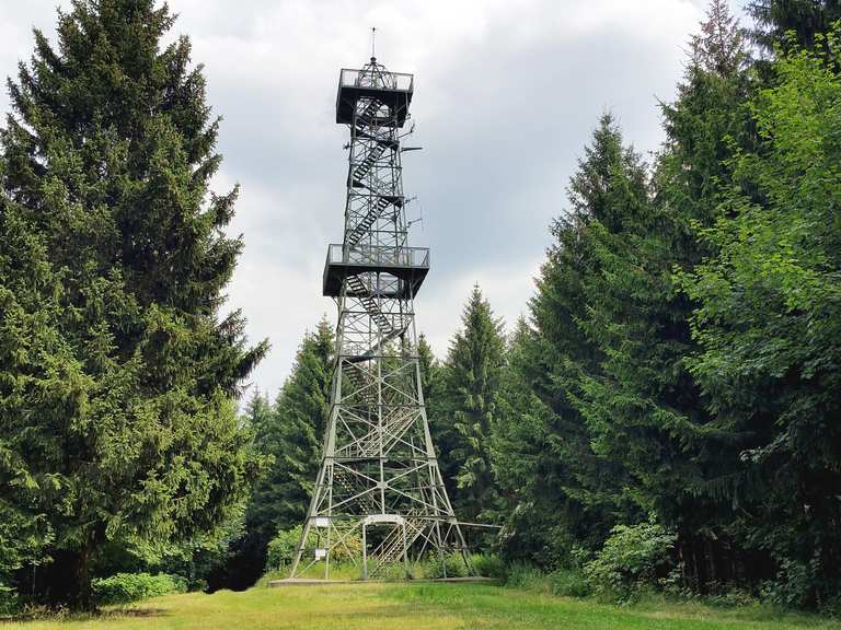 Poppenberg mit Turm Wanderungen und Rundwege komoot