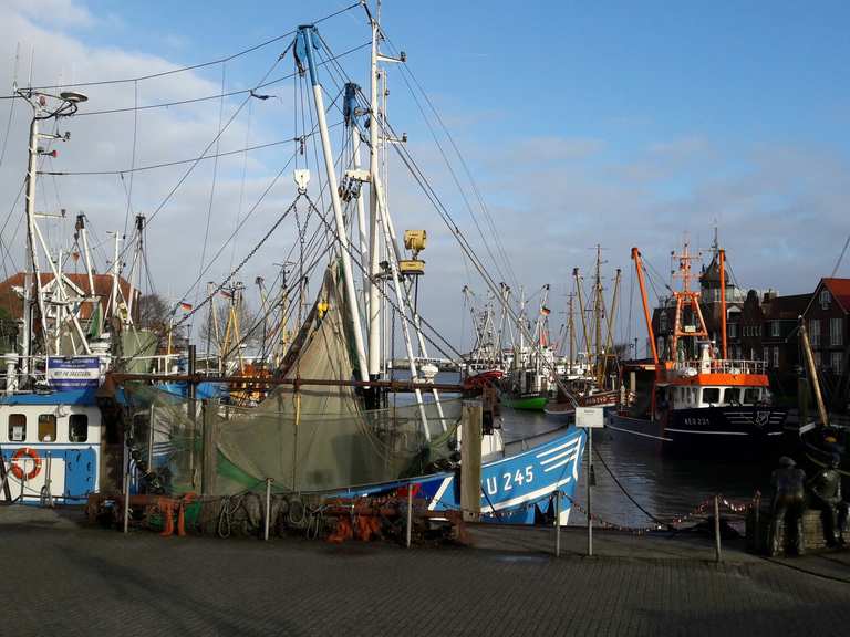 Hafen Neuharlingersiel Radtouren und Radwege komoot