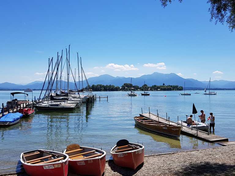 Blick auf die Fraueninsel - Gstadt am Chiemsee, Rosenheim ...