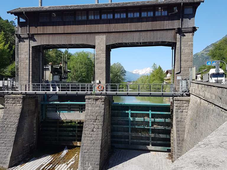 Wasserkraftwerk Töll Wanderungen und Rundwege komoot