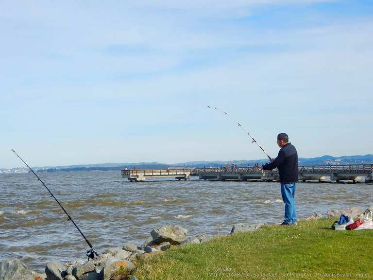 Sturgeon Fishing  McNears Fishing Pier 