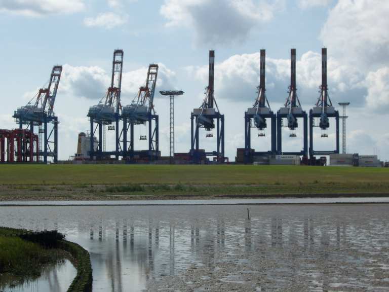 bremerhaven komme ich mit dem fahrrad zum hafen