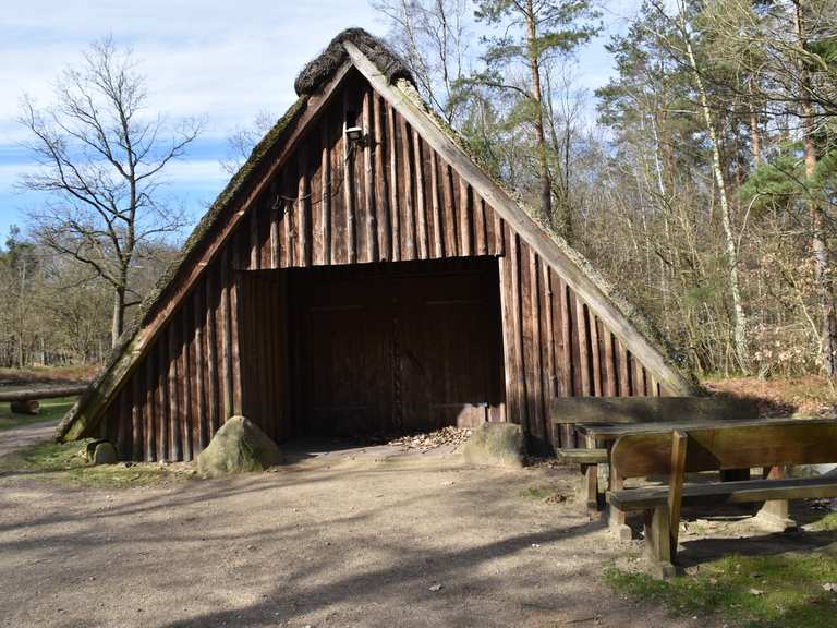 Südergellersen Schafstall mit Naturlehrpfad Radtouren und Radwege