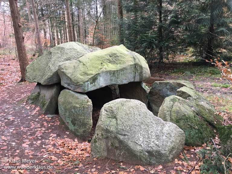 Großsteingrab, Steinfeld Wanderungen und Rundwege komoot