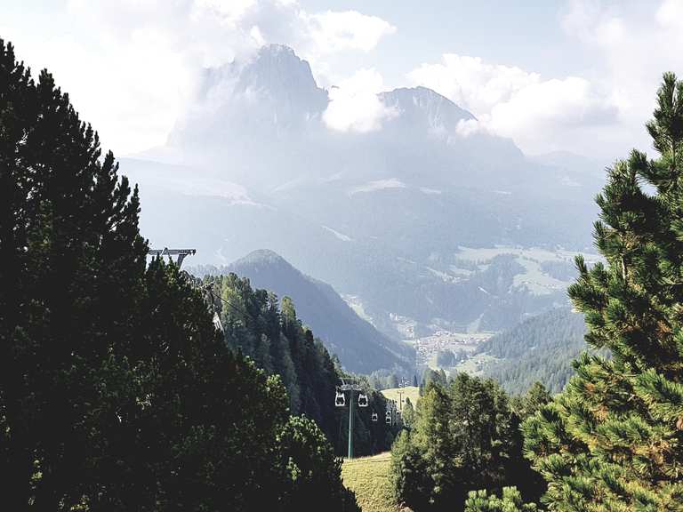 Stazione Cabinovia Col Raiser / Col Raiser Bergstation Routes for Walking  and Hiking