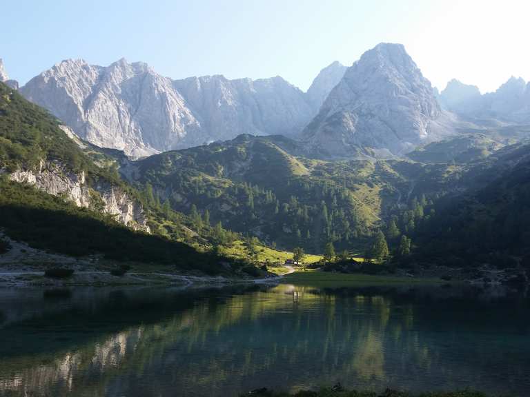 Seebensee (1650 m üNN) Ehrwald, Tiroler Zugspitz Arena