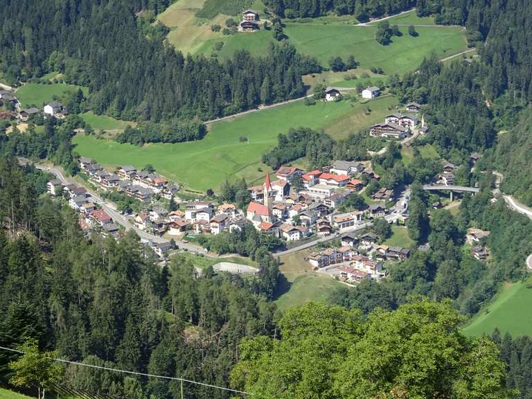 Blick ins Ultental MountainbikeTouren und Trails komoot