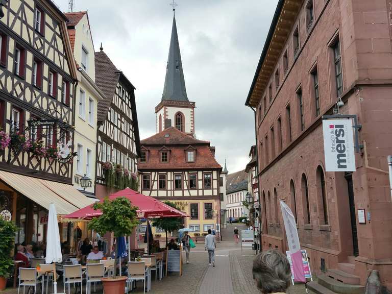 Historische Innenstadt Lohr am Main Wanderungen und Rundwege komoot