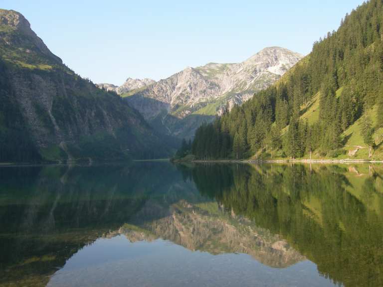 Vilsalpsee Westufer Oberjoch, Oberallgäu Radtouren