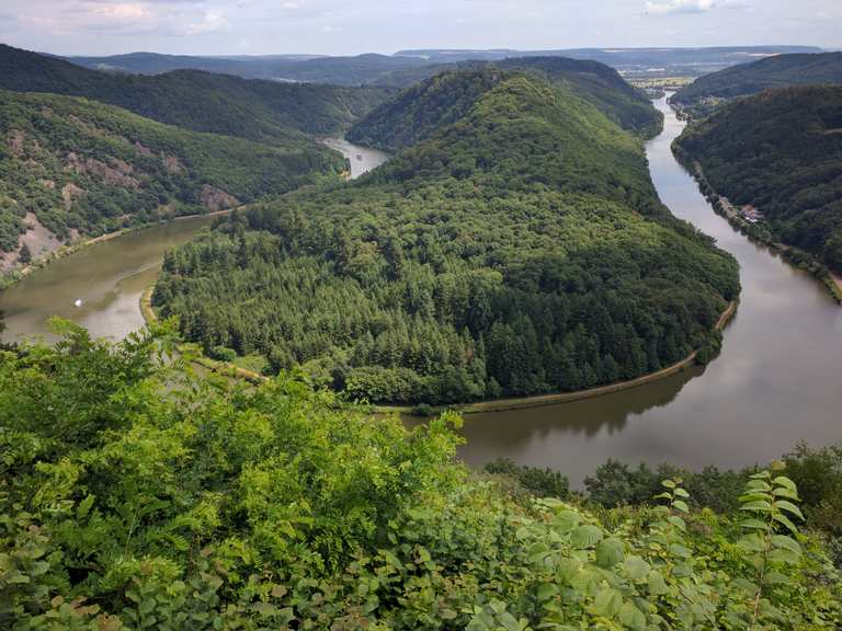 Saarschleife von der Cloef aus Routes for Walking and Hiking | Komoot