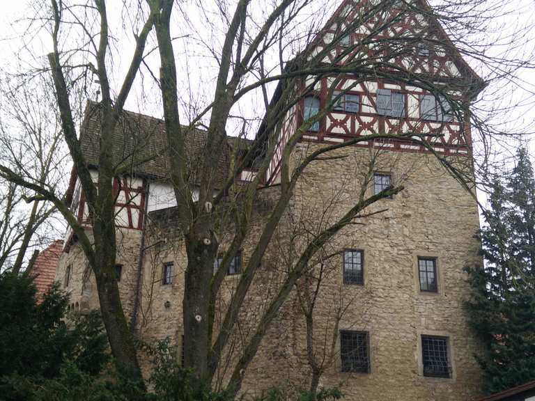Laudenbach mit Schloss Laudenbach Wanderungen und Rundwege komoot